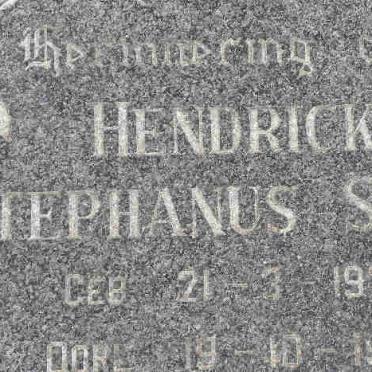 SMITH Hendrick Stephanus 1924-1980
