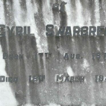 SWARBRECK Cyril 1879-1944
