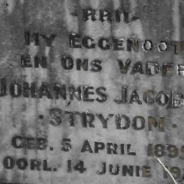 STRYDOM Johannes Jacobus 1895-1927