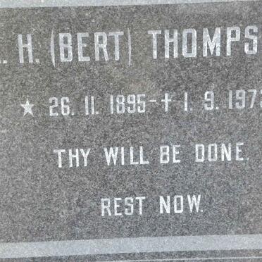 THOMPSON R.H. 1895-1973