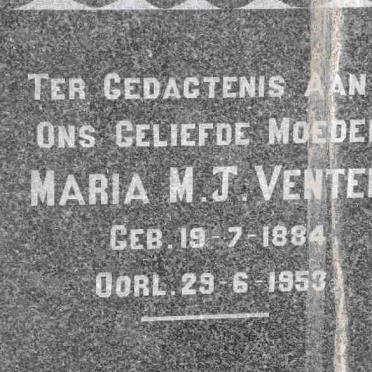 VENTER Maria M.J. 1884-1953