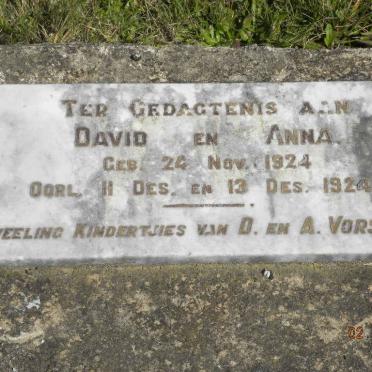 VORSTER David 1924-1924 :: VORSTER  Anna 1924-1924