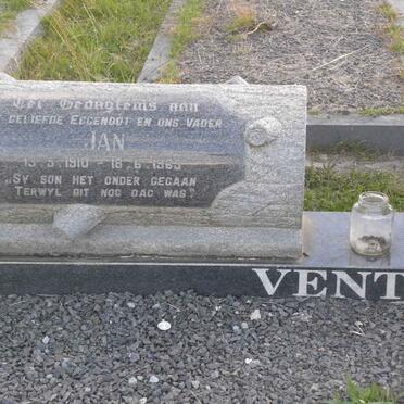 VENTER Jan 1910-1963