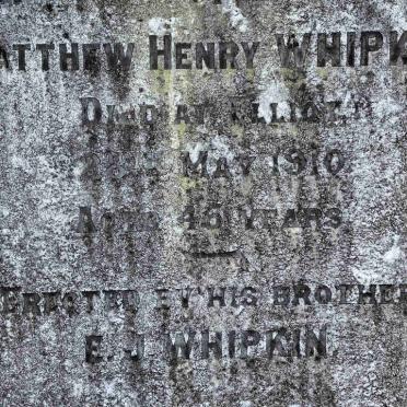 WHIPKIN Matthew Henry -1910