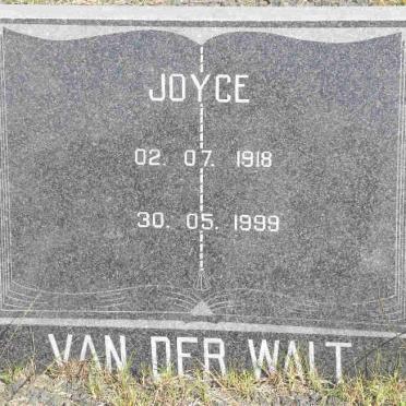 WALT Joyce, van der 1918-1999