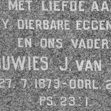 WYK Louwies J., van 1873-1961