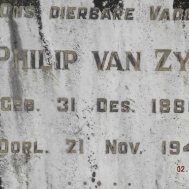 ZYL Philip, van 1886-1941