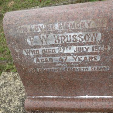 BRUSSOW F.W. -1929