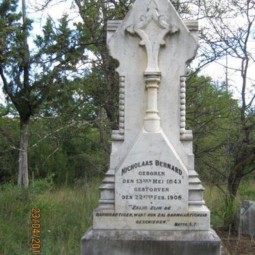 BERNARD Nicholaas 1843-1908