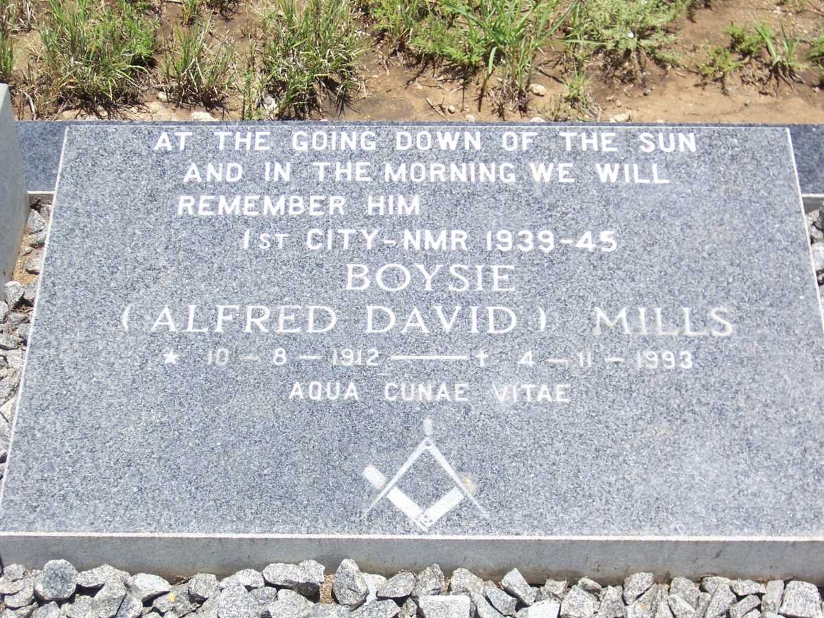 MILLS Alfred David 1912-1993