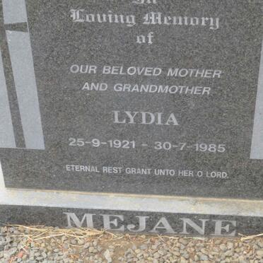 MEJANE Lydia 1921-1985