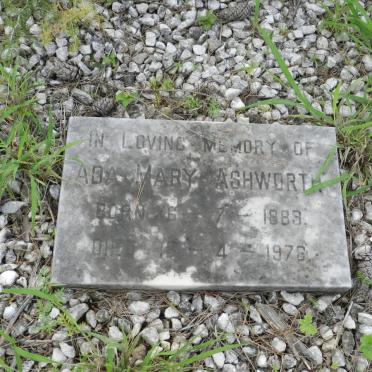 ASHWORTH Ada Mary 1889-1978