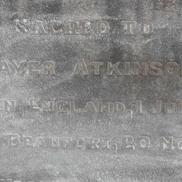 ATKINSON Mayer 1888-1934