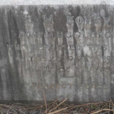 BOVEY E.M. nee MUGGLETON -1922