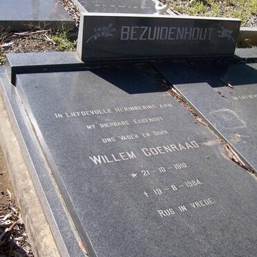 BEZUIDENHOUT Willem Coenraad 1910-1984 &amp; Hester Johanna 1916-1993 