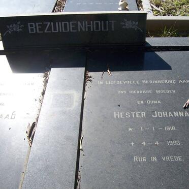 BEZUIDENHOUT Hester Johanna 1916-1993