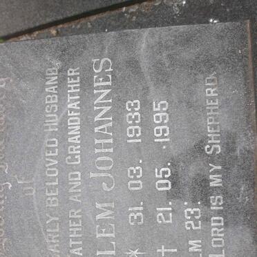 BOUWER Willem Johannes 1933-1995 &amp; Stella Maureen 1937-