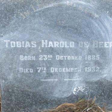 BEER Tobias Harold, de 1885-1932