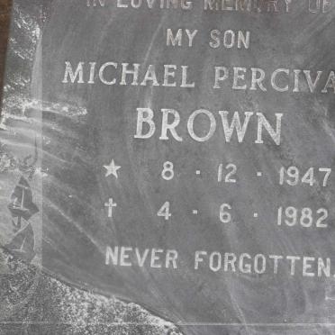 BROWN Michael Percival 1947-1982