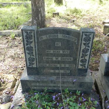 BROWN Annie W. nee BOTHA 1883-1957