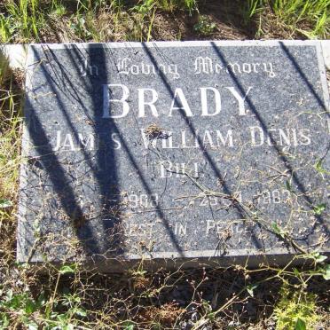BRADY James William Denis 1908-1983