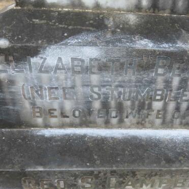CAMPBELL Elizabeth nee STUMBLES -1934