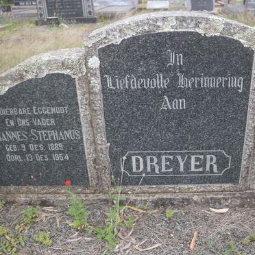 DREYER Johannes Stephanus 1889-1954 &amp; Susanna Magdalena DE KLERK 1888-1973 