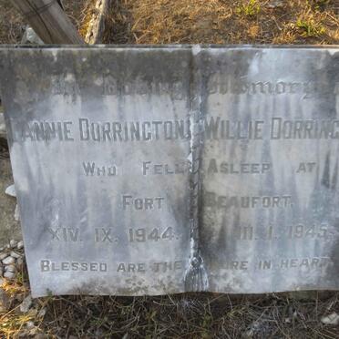 DORRINGTON Willie -1945 :: DORRINGTON Fannie -1944