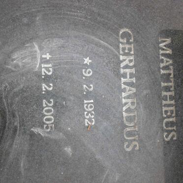 DALTON Mattheus Gerhardus 1932-2005 &amp; Myra 1933- 
