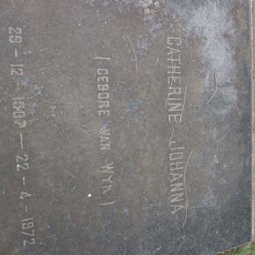 DELPORT Petrus Johannes Cornelius 1904-1980 &amp; Catherine Johanna VAN WYK 1907-1972