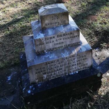 DENNIS John -1868 :: DENNIS James -1895 :: DENNIS William -1892 