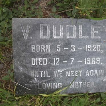 DUDLEY V. 1920-1969