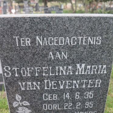 DEVENTER Stoffelina Maria, van 1935-1995