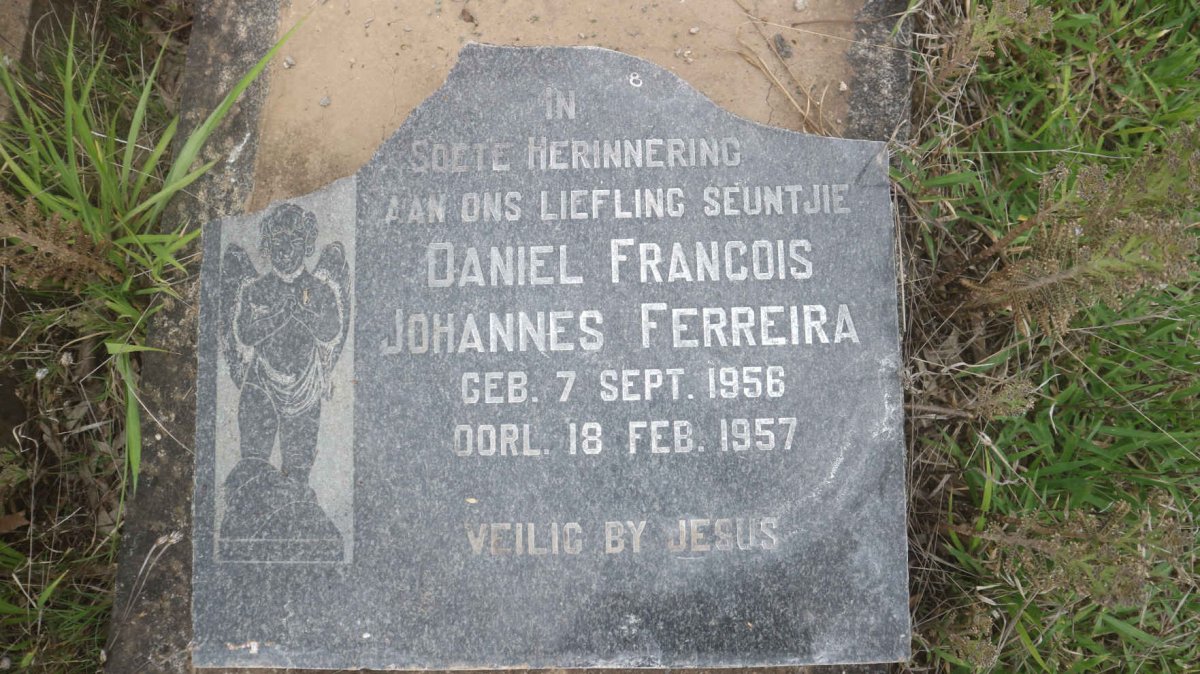 FERREIRA Daniel Francois Johannes 1956-1957