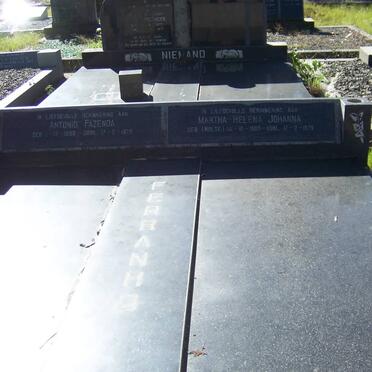 FERRANHO Antonio Fazenda 1896-1979 &amp; Martha Helena Johanna NOLTE 1903-1979