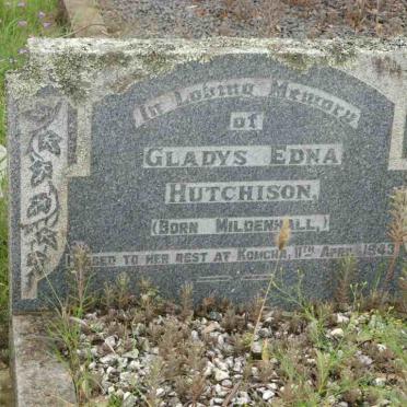 HUTCHISON Gladys Edna nee MILDENHALL -1943