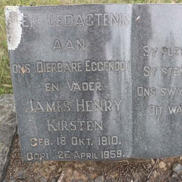 KIRSTEN James Henry 1910-1959 