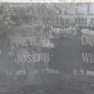 KINSELLA Peter Joseph 1879-1968 &amp; Dolores Winifred 1897-1963