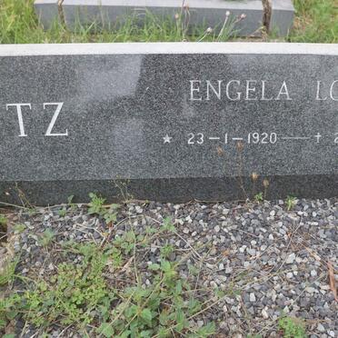 LOTZ Marthinus Lourens 1922-2007 &amp; Engela Louisa 1920-1994