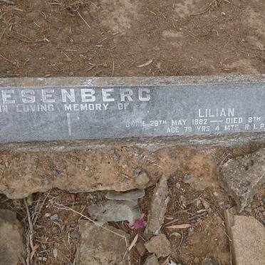 LIESENBERG Lilian 1882-1961