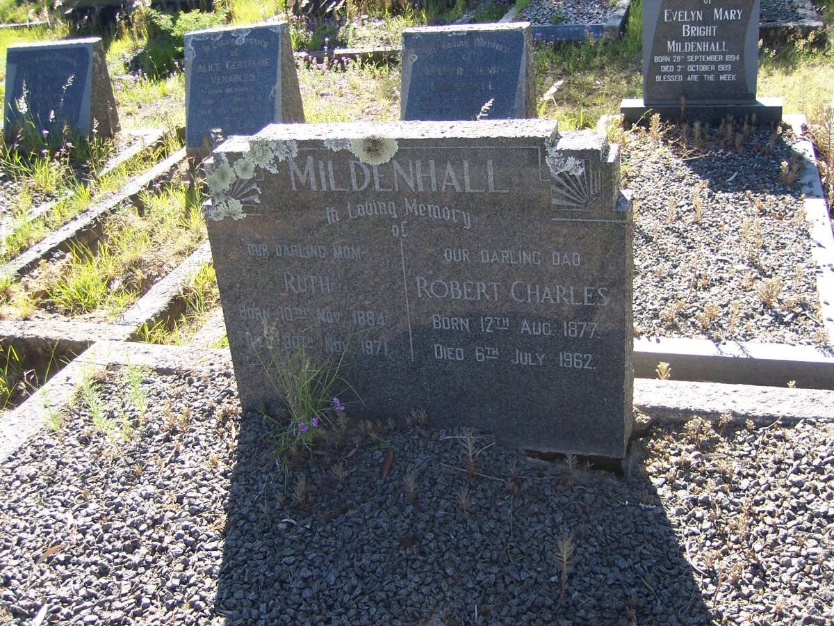 MILDENHALL Robert Charles 1877-1962 &amp; Ruth 1884-1971