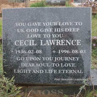 MOSS Cecil Lawrence 1936-1996