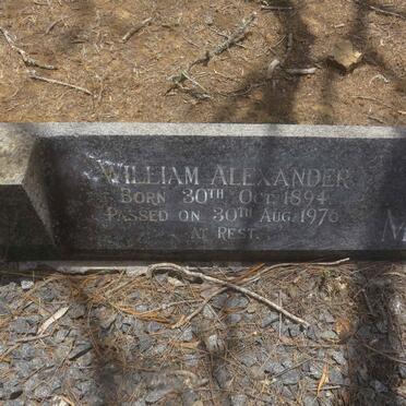 MCCALLUM William Alexander 1894-1976 &amp; Eileen 1893-1961