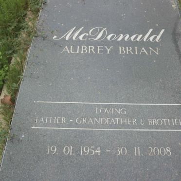 MCDONALD Aubrey Brian 1954-2008