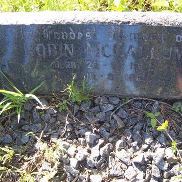 McCALLUM Robin 1932-1969