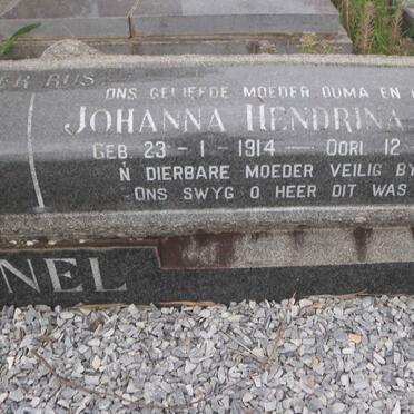 NEL Jan Cornelius Jacobus 1906-1971 &amp; Johanna Hendrina BEZUIDENHOUT 1914-2002