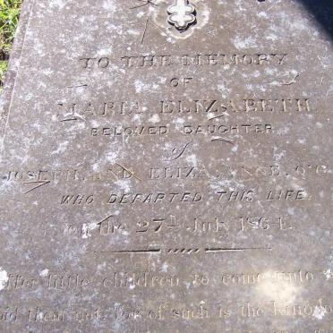 O'GARA Maria Elizabeth -1864