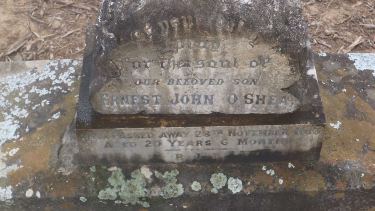 O'SHEA Ernest John -1913