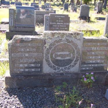 POTGIETER Johannes Hermanus 1864-1953 &amp; Martha J.S. HERMANN 1875-1957