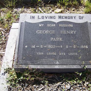 PARK George Henry 1922-1986